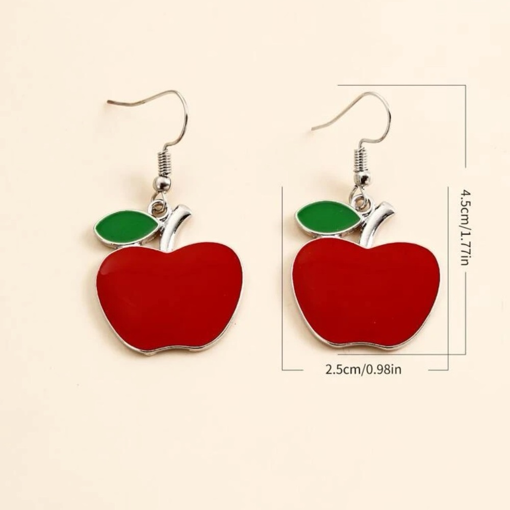 Apple earrings - Picture 4 of 5